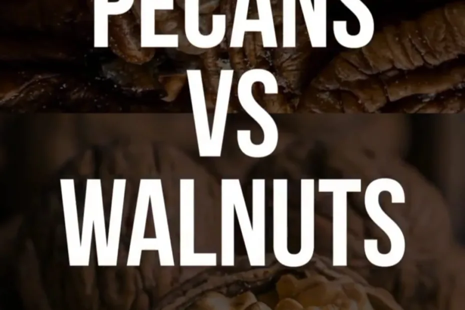 Pecans vs Walnuts