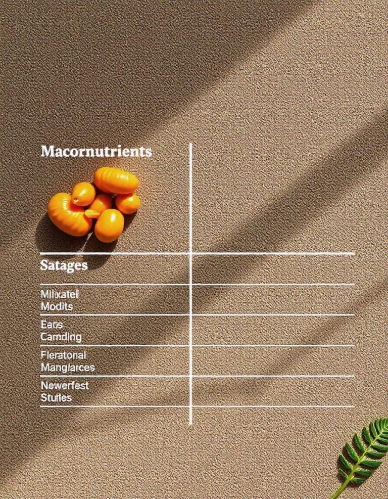 Macronutrients and Micronutrients